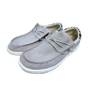 HeyDude Men's 12 Wally Funk Jacquard Bungee Shoes Slip On Loafers Sneakers